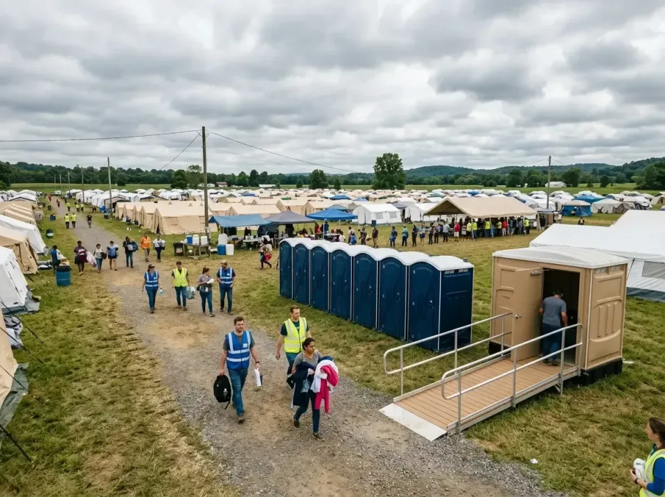disaster-relief-camp-restrooms-010 — frequently asked questions, Dumpster & Portable Bathrooms Rental in Cherry Grove, OH